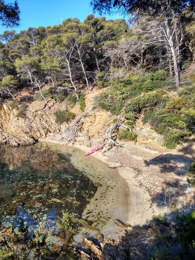 Camping Hôtel Les Bambous, gamping gay et naturiste à Île du Levant